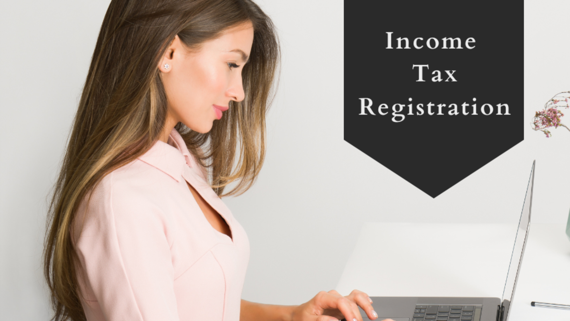 Black White Grey Passive Income Course Sign Up Facebook Post