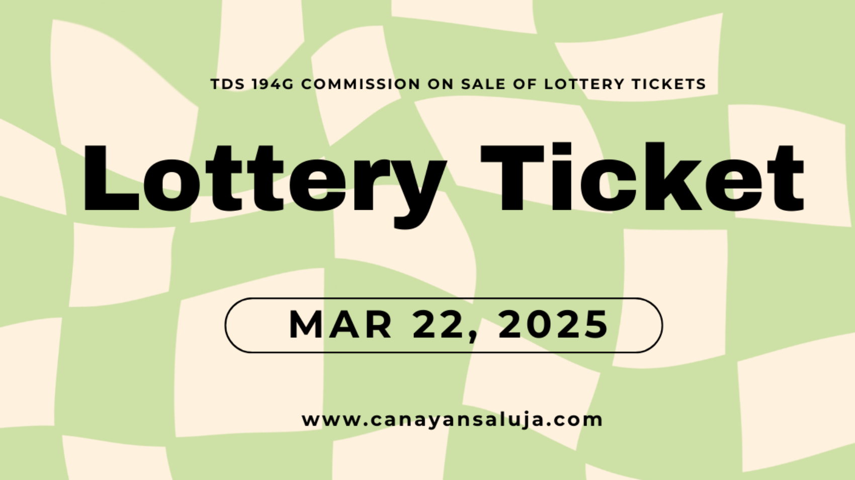 Green Beige Black Retro Illustrative Raffle Ticket (1)