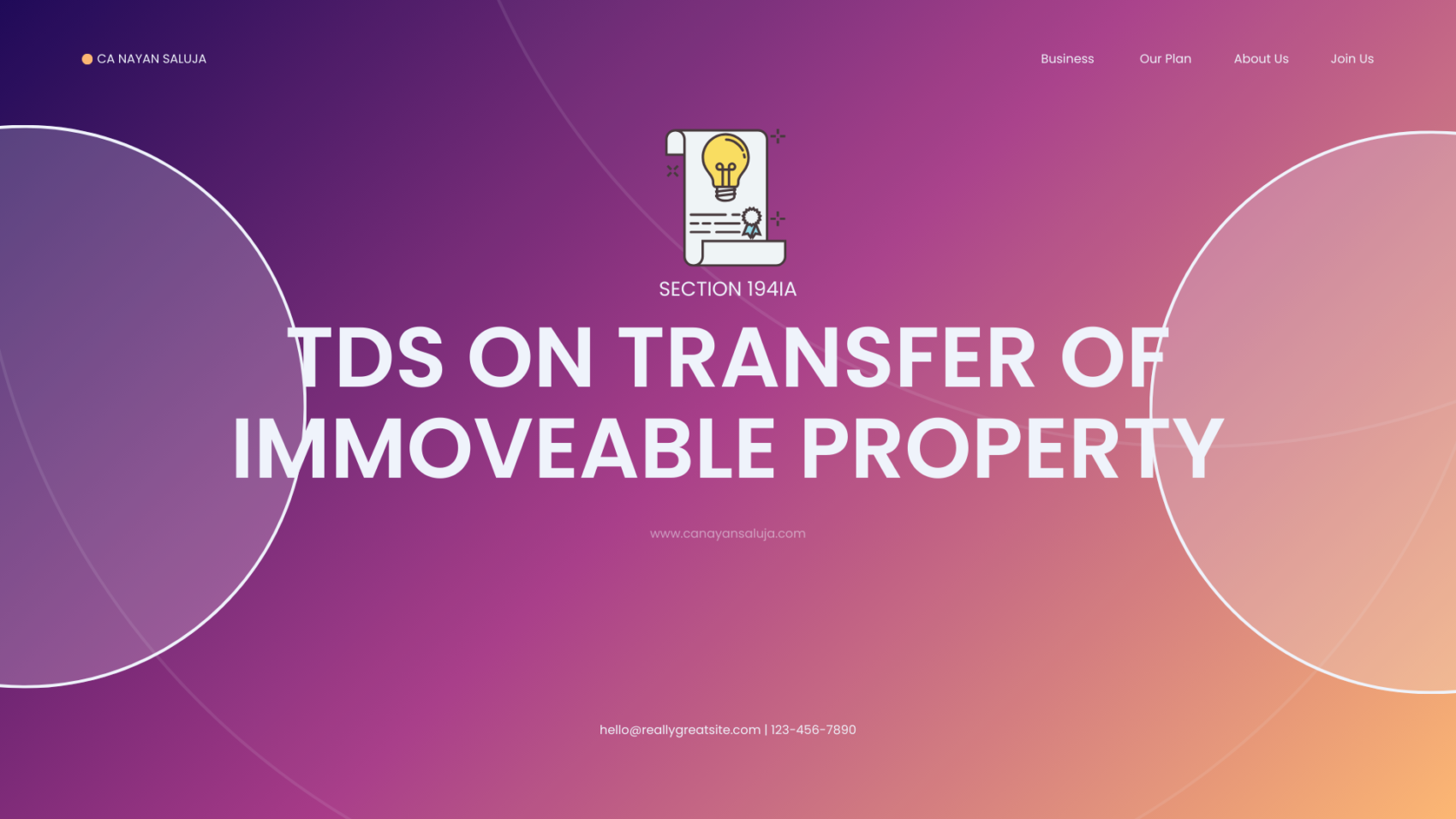 Purple Gradient Business Plan Presentation