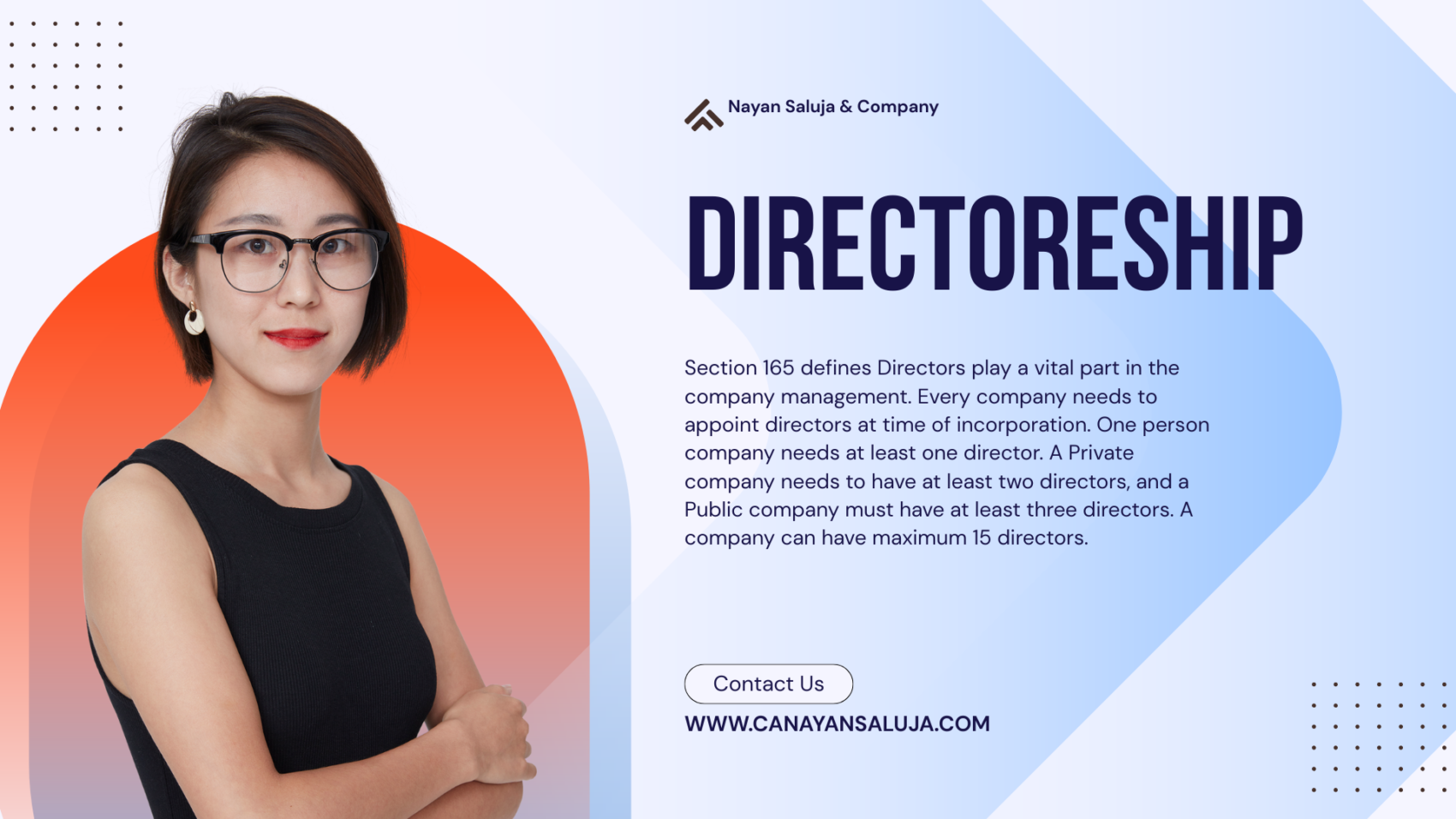 Orange and Blue Modern Business Accounting Service Video